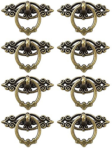 8Pcs Schubladengriff, Möbel Griff, Schrank Schublade Ziehen Griff TürKnopf, Möbelknopf, Vintage Moebelknopf, Kabinett Knöpfe, für Schrank Schublade Küche