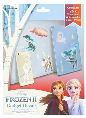 Paladone Frozen 2 Gadget Aufkleber – wiederverwendbar, wasserdicht, repositionierbare Folienaufkleber – 4 Bögen, Frozen 2 Folien-Gadget-Aufkleber