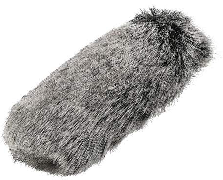 Dpofirs Muffola antivento professionale per parabrezza per video Videomic Microfono Microfono Parabrezza peloso Scudo antivento per esterni Mic Parabrezza Muff Pelliccia Personalizzata