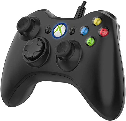 DOYO Wired Game Controller, Vibration Controller for Xbox 360 and PC - Wired PC USB Controller, With Left and Right Trigger Buttons