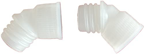 2 x Winkelstück 45° passend für alle Silikon u. Acryl Kartuschen