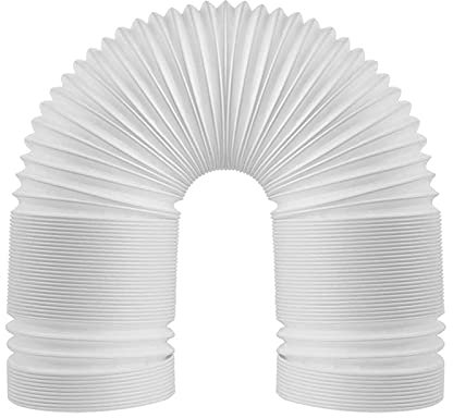 2 M Abluftschlauch 150 mm Durchmesser Klimaanlage Schlauch Verlängerung, Flexibler PVC-Schlauch Klimagerät Klimaanlagenrohr Entlüftungsschlauch für Wäschetrockner, Dunstabzugshauben