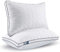 BedStory Anti-Milben-Kissen mit geringer Füllung aus Mikrofaser, hypoallergen, Hotelqualität, flauschig und atmungsaktiv, 50 x 70 cm, 2 Stück, geeignet für Seiten- und Rückenliegen