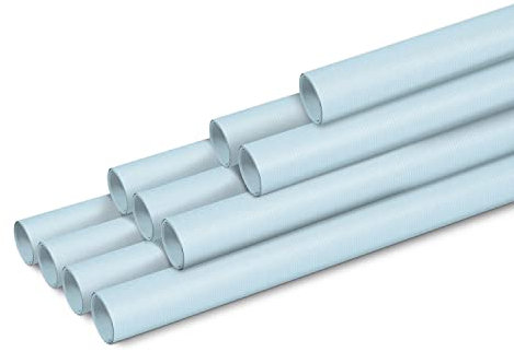 Clairefontaine 95727Cpack - Un Carton De 10 Rouleaux De Kraft Couleur Recyclé - Dimensions : 3x0,70m - Kraft Recyclé 65g - Couleur : Bleu Ciel - Emballage Cadeau, Loisirs Créatifs, DIY, Papier Cadeau
