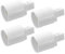 4 pièces G24D à E27 2 broches ampoule adaptateur de prise Support de lumière