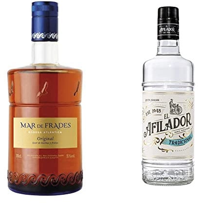 Mar de Frades Licor Hierbas y Frutas Original - 700 ml & El Afilador Tradicional - Botella 700 ml