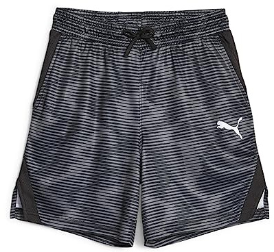 PUMA Jungen Hyperwave AOP Shorts B Gestrickte Schwarz, 176