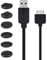 WICAREYO Ladekabel für PS Vita 1000, 1.2 m / 3.9 FT Datenübertragung USB Stromkabel Mit 6pcs Daumen Grip Caps für PS Vita 1000