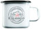 BUSHBOX MUG Be The Adventure | Emaille Tasse | Handgefertigt | Feuerfest | Für alle Herd- und Kocherarten geeignet | 300 ml