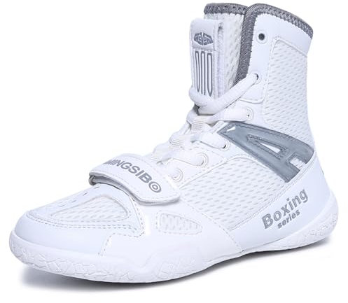 MINGSIBO Boxschuhe Herren Wrestling Schuhe Combat Boxers Trainer Atmungsaktiv Boxen Kampfsport Schuhe athletik Fitnesschuhe Bodybuilding
