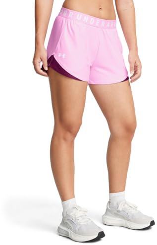 Under Armour Damen Play Up 3.0 Shorts, Stellar Pink, XS EU