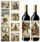 HUNYA Funny Bottle Labels - 18 Themed Wine Bottle Stickers