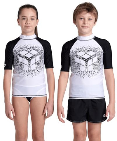 ARENA Camiseta de Manga Corta con protección UV niños Graphic