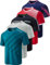 Aktive, schnell trocknende Herren-T-Shirts, Rundhals, Kurzarm, athletisch, Laufen, Training, 5er Pack, 3X-Groß