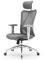 SIHOO M18 Ergonomischer Bürostuhl, Computer-Schreibtischstuhl mit Verstellbarer Kopfstütze und Lendenwirbelstütze, hohe Rückenlehne, Chefsessel für Heimbüro, Dunkelgrau