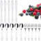 HAIJED 15Pcs Kids Toddler Cutlery Set, Stainless Steel Kids Fork Spoon and Cutter Set, Baby Knife Spoon, Kids Flatware Set Dishwasher Safe for Children Toddler