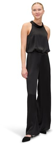 Vera Mont Damen Jumpsuit mit Taschen Schwarz,46