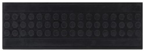 vidaXL Tappetino per Scale 5 pz 25x75 cm in Gomma