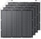 Anker SOLIX kit solaire, panneau solaire flexible 225 W pour toutes les situations, balcon courbé, mur, toit d'un van, inclinaison jusqu'à 213°, exposition solaire maximale, technologie PV