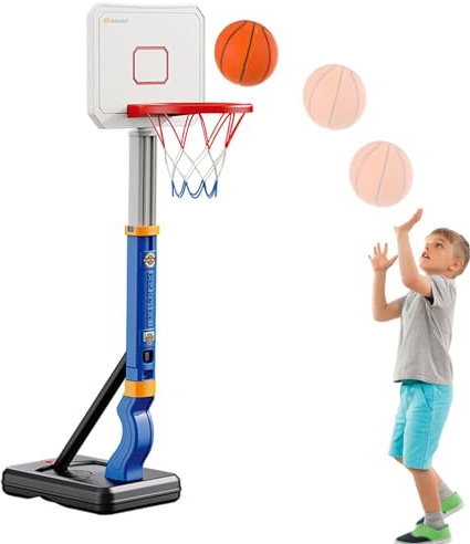 Basketball Goal, Adjustable Basketball Hoop, Portable Basketball Hoop, Outdoor Basketball Goal, Kids Basketball Hoop, Adjustable Height Basketball Net, Portable Basketball Net, Hoop Goal for Kids
