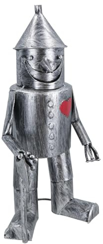 AB Tools Tin Man Garden Ornament 41cm Lawn Art Sculpture Statue Yard Home Decor