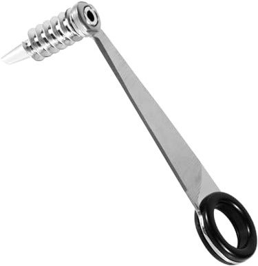 Tinoaly Spiral Cutter Slicer, Manual Stainless Steel Spiralizer Portable Spiral Knife Peeler Tool for Vegetable Potato Cucumber Carrot Fruit Kitchen Gadgets