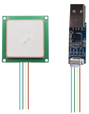 Masslla YRM100 TTL UHF RFID -Readermodul mit ESP32 -Schnittstelle und Eingebettete Antenne