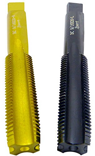 IceToolz Pedal Tap Set Crankarm 9/16 Zoll x20tpi, Schwarz, M, 240E154
