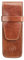 Maxwell Scott Handgefertigtes Luxus Leder Stifteetui Pienza in Cognac Braun