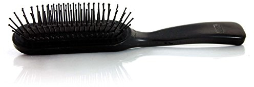 Acca Kappa Bürste oval schmal Carbon für alle Haartypen, Schwarz, Unisex, Erwachsene