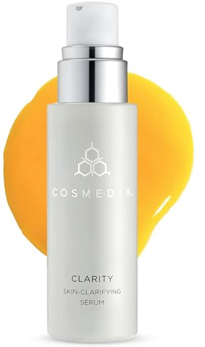 COSMEDIX Clarity Skin-Clarifying Serum - Moisturizing Facial Serum for Smoother, Clearer-Looking Skin & Natural Glow - Moisture-Rich Skin Care for Fine Lines & Uneven Skin Tone