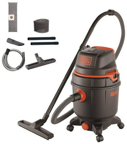 BLACK+DECKER Aspiratore Solidi e Liquidi BXVC30PDE (1600 W, 30 l)
