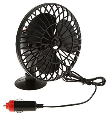 Generic STK0152000845 Véhicule De Camion De Voiture Mini Ventilateur De Refroidissement Avec Prise Allume-Cigare 12V Alimenté