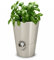 Poétic/Emsa Kräutertopf für frische Kräuter - Selbstbewässerung - Wasserstandsanzeiger - Ø 14 cm, H:18cm - Farbe Seidengrau - Fresh Herbs
