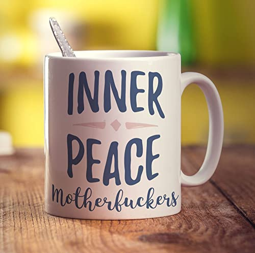 Printster Inner Peace Motherfuckers Mug - 11oz Ceramic Cup
