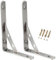 Soporte para Estante - Soporte de Angulo para de Acero Inoxidable, Soporte de Esquina 90 Grados Marco de Pared (2 Pcs, 200 * 140mm)