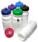 Rolling Sands 20oz Sports Water Bottles 6 Pack (BPA-Free, Made in USA) Dishwasher Safe, White Bottles/Variety