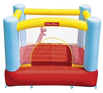 Bestway Fisher-Price Hüpfburg, Bouncetacular, 200 x 170 x 152 cm, mit Dauergebläse