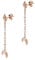 Emporio Armani Ohrringe Für Frauen, Größe: 46X9X2mm; Größe Stern: 8X6X2mm; Größe Mond: 9X7X2mm Rose Gold Sterling Silber Ohrringe, EG3397221
