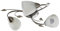 Lindby Deckenlampe Florentiner Stil, Glas Metall Deckenleuchte 3x E14 max. 8W ohne Leuchtmittel Deckenstrahler Strahler Flur Lampe Wohnzimmer