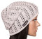 Sommer-Beanie SAVONA hellgrau Baumwolle Häkel-Mütze Sommer-Mütze von siamo-handmade