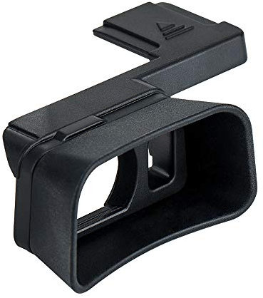Extended-Type Soft Silicone Eyepiece for Fujifilm X100VI X100V Mirrorless Digital Camera (Equipped & Secured with Camera Hot Shoe)