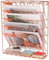 Der Dokumentenhalter inklusive Wandhalterung dient als Dokumentenablage Zeitschriftensammler Organisationssystem und Prospekthalter Gold-Pink Uptodate
