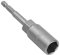 1 x Steckschlüsseleinsatz, 80 mm Länge, 6,35 mm Sechskantschaft, Bit-Stecknuss für Bohrer, Steckschlüssel und Schlag-Steckschlüssel-Adapter (19 mm)