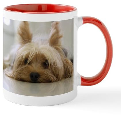 CafePress Yorkie Dog Mugs 11 oz (325 ml) Ceramic Coffee Mug