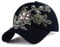 Cheerlife Basecap Damen Jeans Baseball Cap Mütze Kappe mit Blume Strass Sonnenhut Hip Hop Hut für Outdoor Sport Reisen (Schwarz)