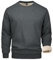 MAGCOMSEN Herren Crewneck Langarmshirt Winter Fleece Sweatshirt mit Rundhalsausschnitt Männer Stretch Outdoor Pullover Warm Laufshirt Freizeit Trainingsshirt Dunkelgrau XL