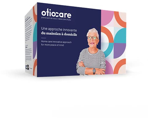 Otio - 781107 care : solution connectée de maintien à domicile et de télébienveillance pour les seniorsPack Sérénité, Blanc