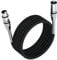 FIBBR XLR Cable 8M, Microphone Cable Nylon Braided XLR Male to Female Heavy Duty Balanced Microphone Cord Compatible with Preamps/Speaker Systems and More