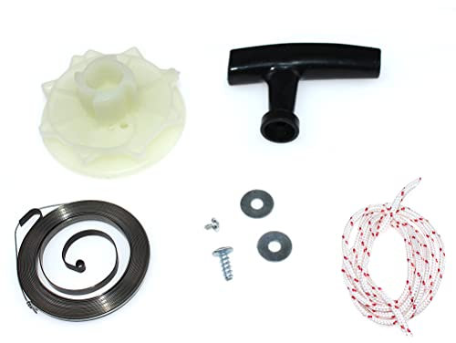 ICOOYO Seilzug-Starter-Set für Poulan Partner Craftsman Jonsered McCulloch Kettensäge 530027531 545008015 545034301 530037485 530069232